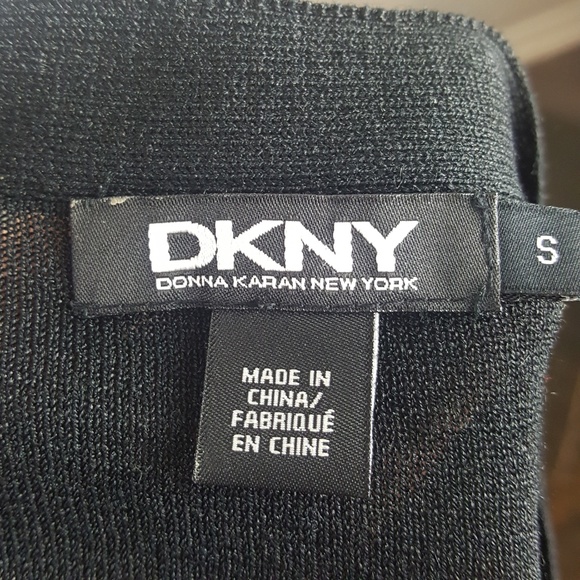 DKNY Blue Petal Print Cardigan sz S - Picture 5 of 7